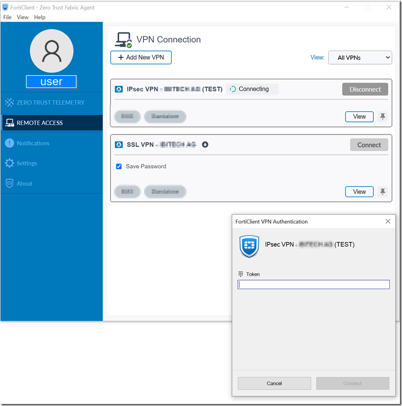 Forticlient IPSEC VPN image